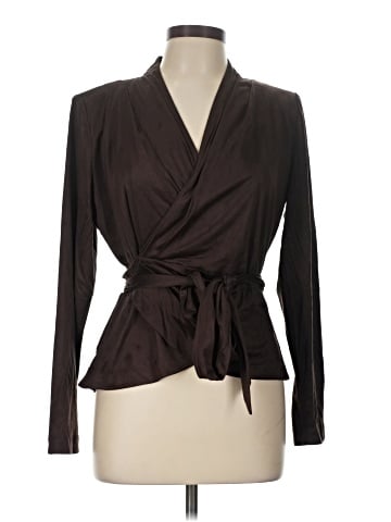 White House Black Market Long Sleeve Blouse (view 1)