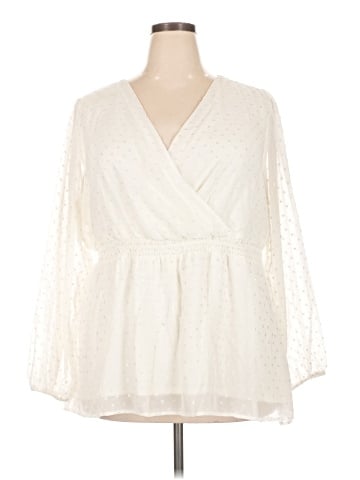 Lane Bryant 3/4 Sleeve Blouse (view 1)