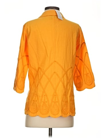 Peck & Peck 3/4 Sleeve Button-Down Shirt (view 2)