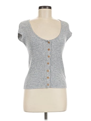 Madewell Marled Shaw Button-Front Sweater Tee (view 1)