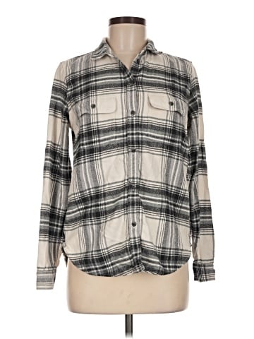 American Eagle Outfitters Long Sleeve Button-Down Shirt (view 1)