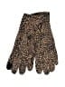 Lands' End 100% Polyester Animal Print Brown Gloves Size M - photo 1
