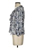 Eclair 100% Polyester Blue 3/4 Sleeve Blouse Size XS - photo 5