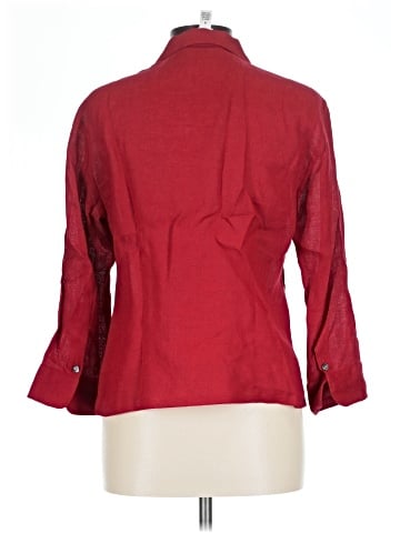 Talbots 3/4 Sleeve Button-Down Shirt (view 2)