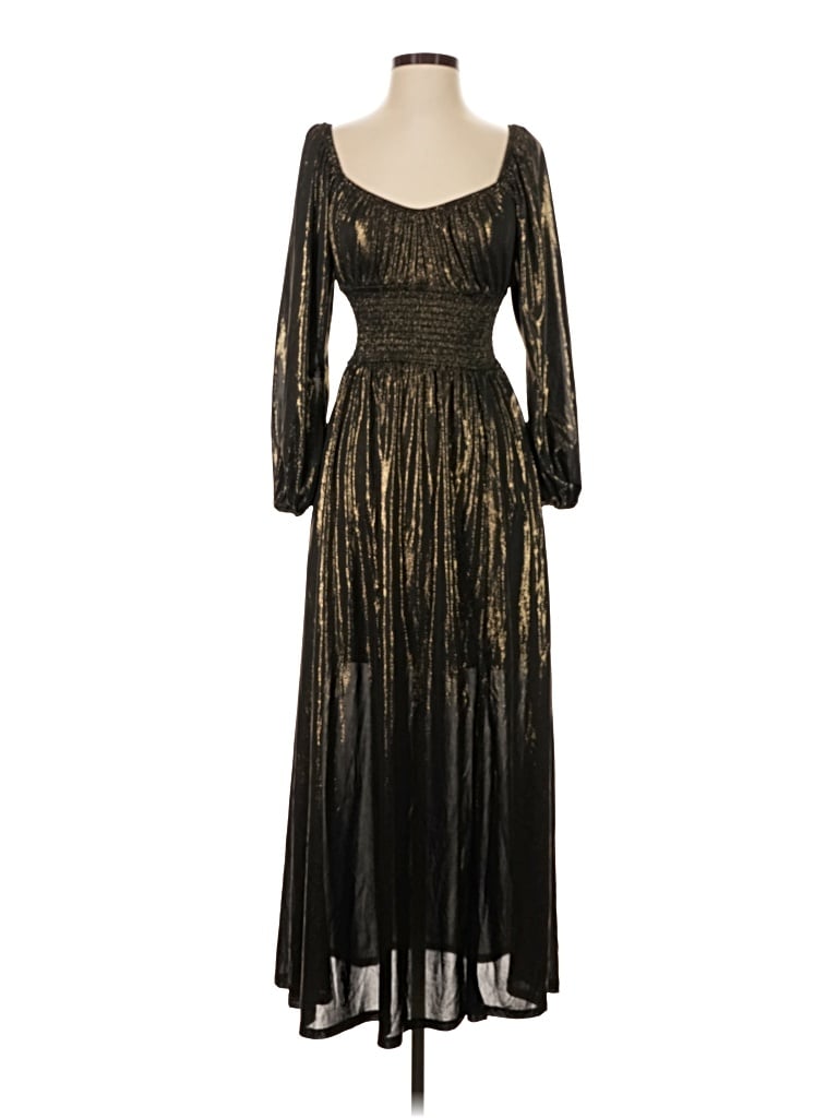 Pre-owned Nsr Cocktail Dress In Gold