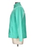 Talbots 100% Polyester Green Track Jacket Size Lg Petite - photo 5