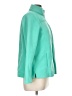 Talbots 100% Polyester Green Track Jacket Size Lg Petite - photo 4