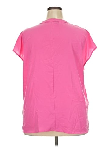 ELOQUII Short Sleeve Blouse (view 2)