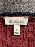 Ella Moss Burgundy Pullover Sweater Size L - photo 7