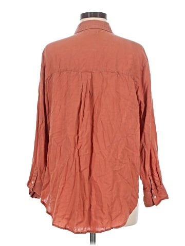 a.n.a. A New Approach 3/4 Sleeve Button-Down Shirt (view 2)