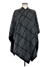 Ike Behar 100% Polyester Gray Poncho One size - photo 1