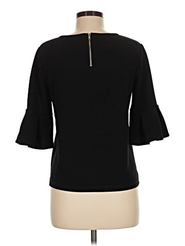 Green Envelope 3/4 Sleeve Top (view 2)