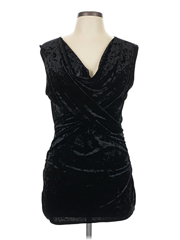 Pre-owned Express Sleeveless T-shirt In Black