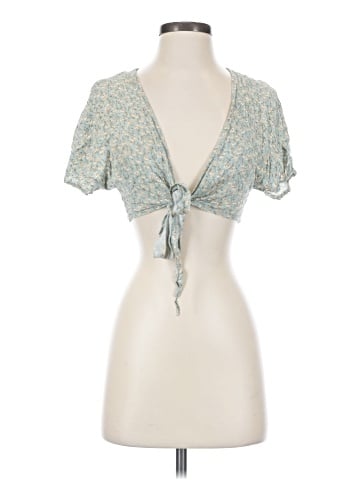 Lulus Short Sleeve Blouse (view 1)