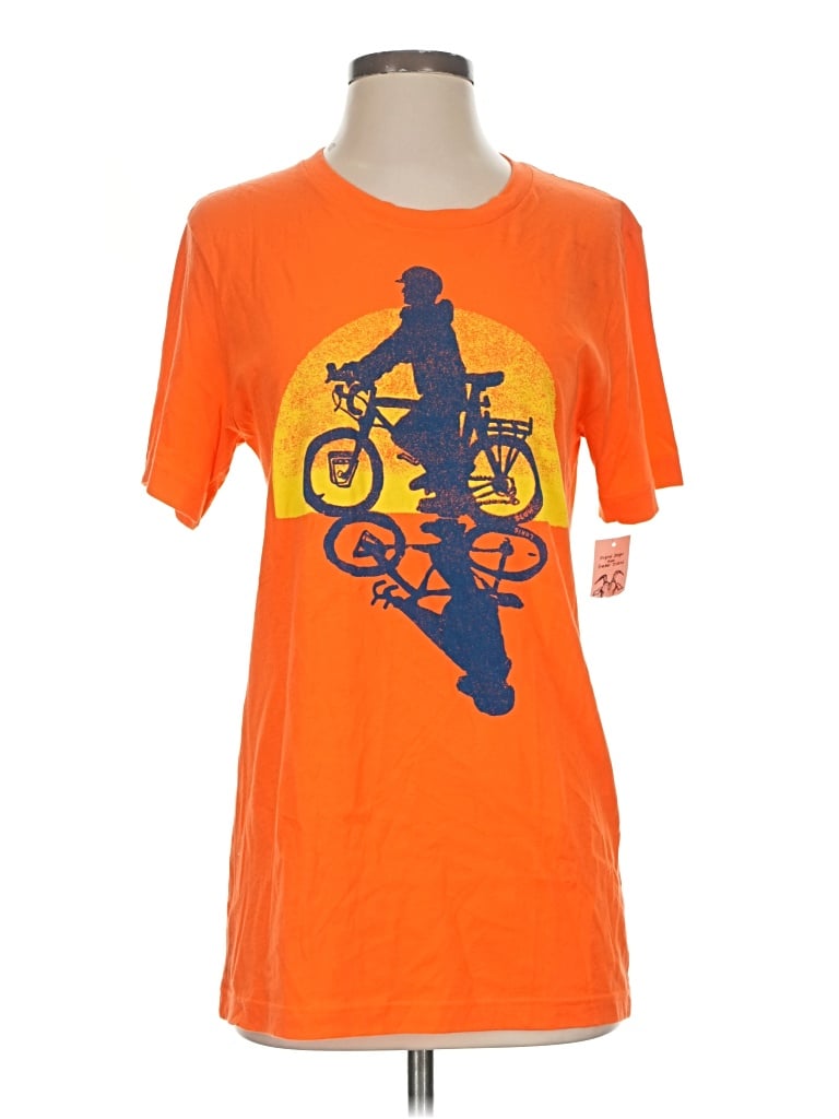 Assorted Brands Short Sleeve T-shirt In Orange