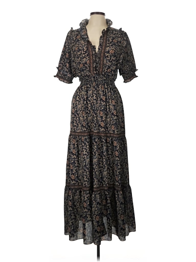 Pre-owned Max Studio Casual Dress In Brown