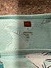 Tea 100% Cotton Animal Print Gray Teal Dress Size 7 - photo 3