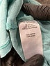 Tea 100% Cotton Animal Print Gray Teal Dress Size 7 - photo 4