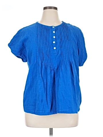 Coldwater Creek Short Sleeve Blouse (view 1)