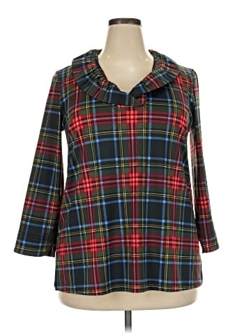 Ali Miles 3/4 Sleeve Blouse (view 1)