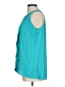 Worthington 100% Polyester Teal Sleeveless Blouse Size L - photo 5