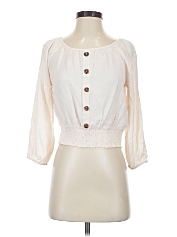 E&M Collection 3/4 Sleeve Blouse (view 1)