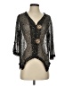 Nina Leonard Black 3/4 Sleeve Blouse Size S - photo 1