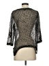 Nina Leonard Black 3/4 Sleeve Blouse Size S - photo 2