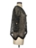 Nina Leonard Black 3/4 Sleeve Blouse Size S - photo 4