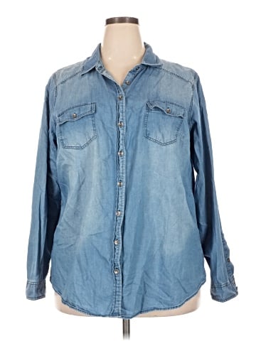 Torrid Long Sleeve Button-Down Shirt (view 1)