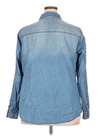 Torrid Long Sleeve Button-Down Shirt (view 2)
