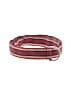 L.L.Bean 100% Polyester Stripes Burgundy Belt Size Med - Lg - photo 1
