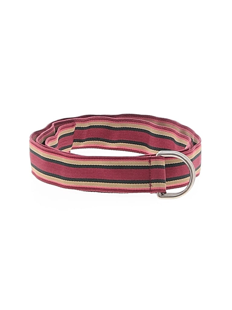 Pre-owned L.l.bean Belt In Burgundy