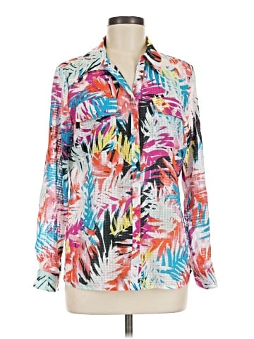 Notations Long Sleeve Blouse (view 1)