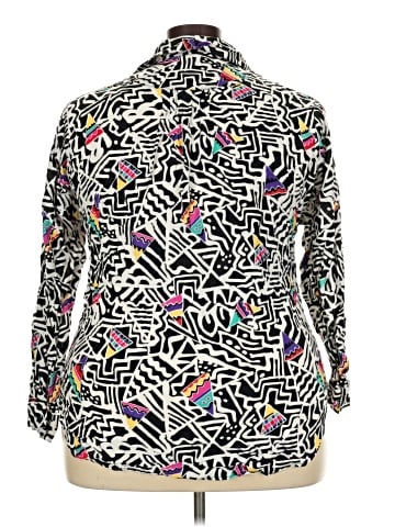 Liz & Me Long Sleeve Button-Down Shirt (view 2)