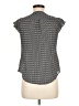 Covington 100% Polyester Gray Short Sleeve Blouse Size M (petite) - photo 2