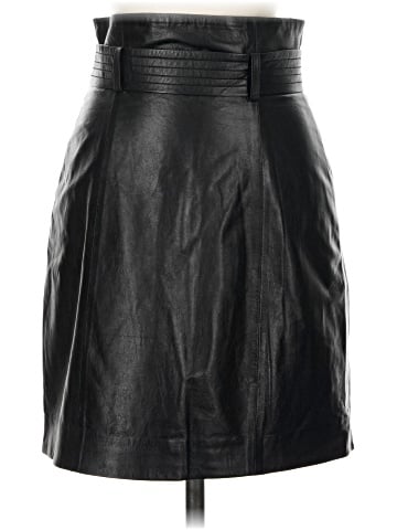 Milly Leather Skirt (view 1)