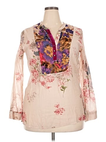Soft Surroundings Long Sleeve Blouse (view 1)