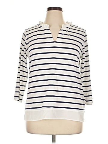 Notations 3/4 Sleeve Top (view 1)