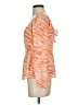 DR2 100% Polyester Orange Long Sleeve Blouse Size S - photo 5