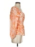 DR2 100% Polyester Orange Long Sleeve Blouse Size S - photo 4