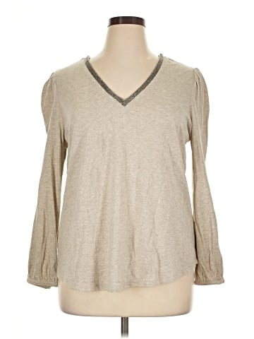 Lauren by Ralph Lauren 3/4 Sleeve T-Shirt (view 1)
