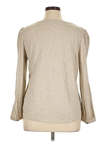 Lauren by Ralph Lauren 3/4 Sleeve T-Shirt (view 2)