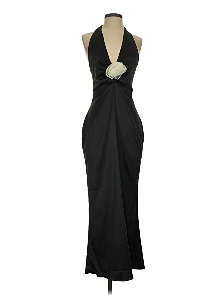 Pre-owned 12th Tribe Cocktail Dress In Black