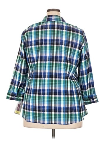 Allison Daley 3/4 Sleeve Button-Down Shirt (view 2)
