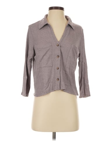 Jane and Delancey 3/4 Sleeve Button-Down Shirt (view 1)