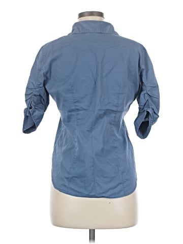 Ann Taylor Factory 3/4 Sleeve Button-Down Shirt (view 2)