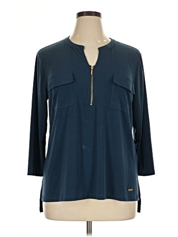 Ellen Tracy 3/4 Sleeve Blouse (view 1)