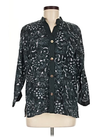 Citron 3/4 Sleeve Button-Down Shirt (view 1)