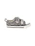 Converse Animal Print Silver Sneakers Size 6 (kids) - photo 1